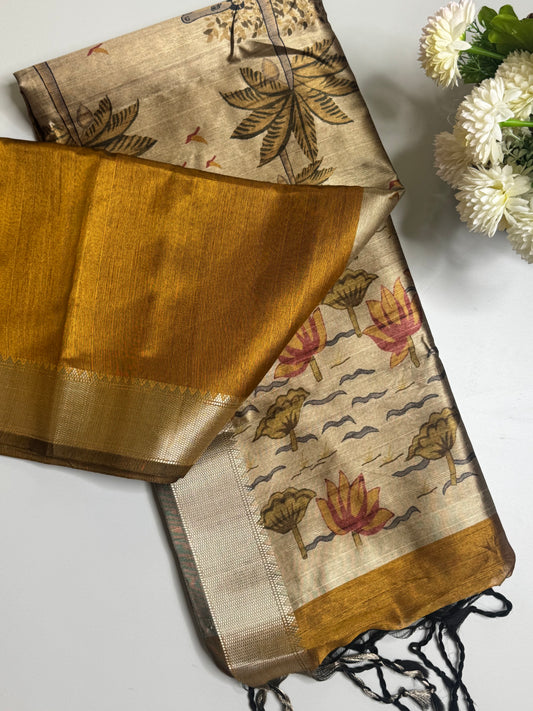 Semi Maheswari Silk Saree
