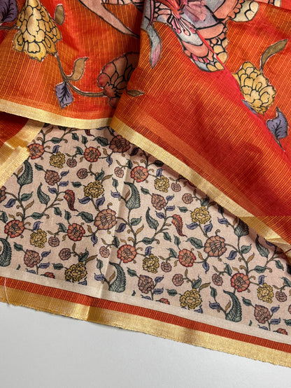 Applique Work Saree