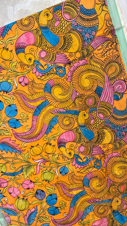 Pen Kalamkari Dupatta