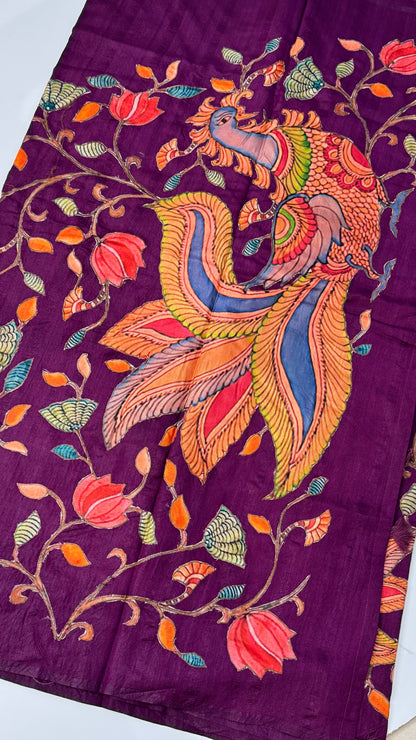 Applique Work Saree