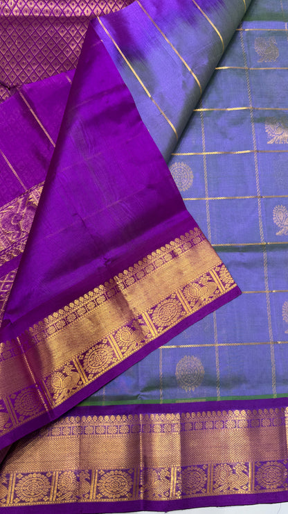 Mayil & Chakram Butta Pure Silk Cotton Saree