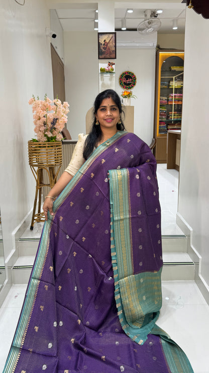 Semi Munga Crepe Saree