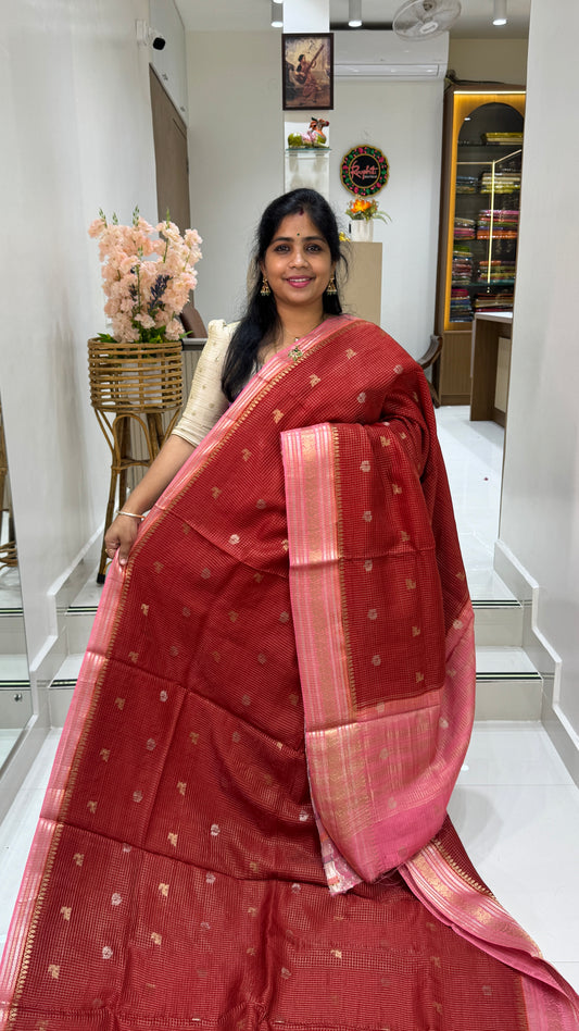 Semi Munga Crepe Saree