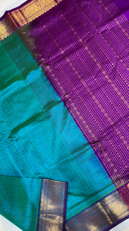 Pure handloom Lakshadeepam Silk cotton saree