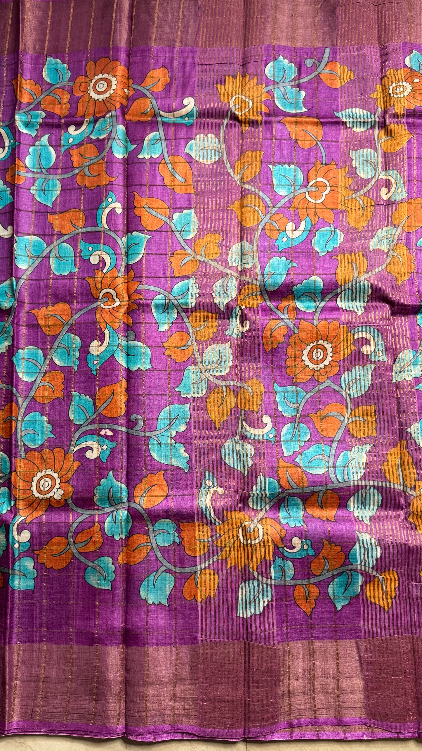 Handloom Pure Tussar Silk Saree