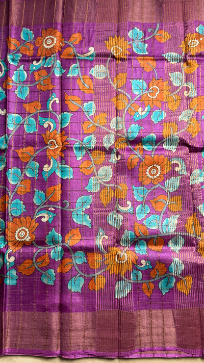 Handloom Pure Tussar Silk Saree