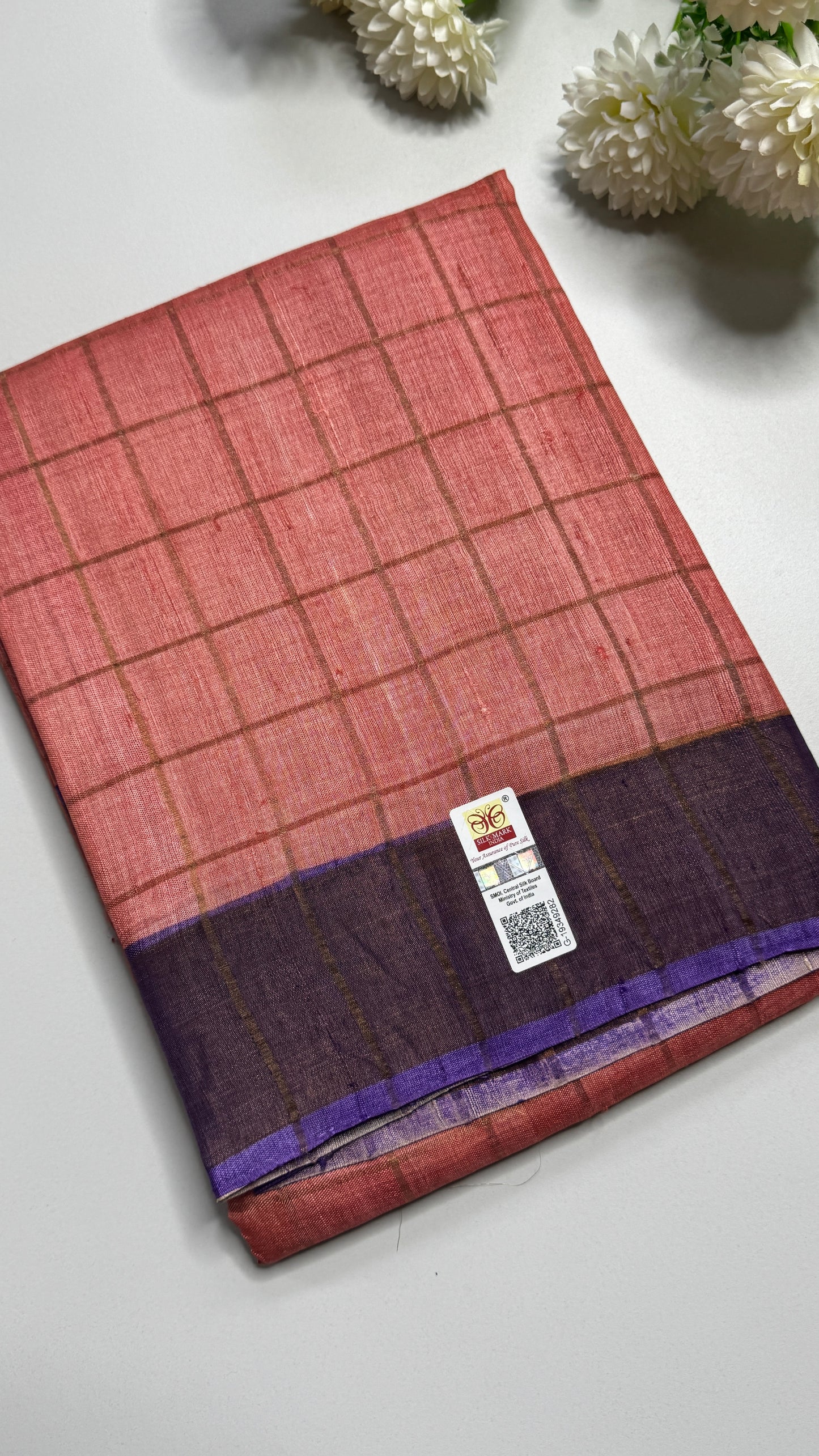 Handloom Pure Tussar Silk Saree