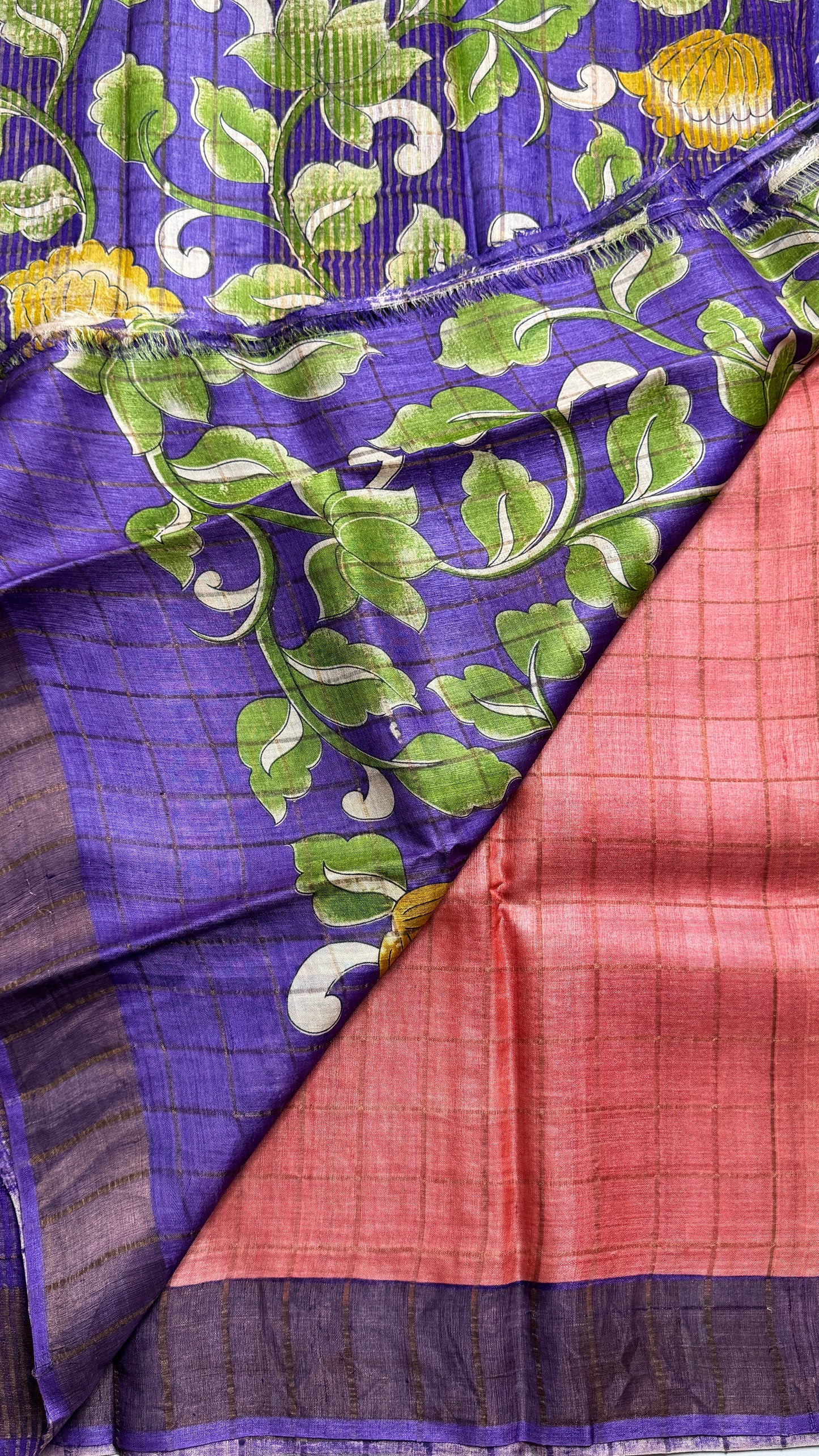 Handloom Pure Tussar Silk Saree