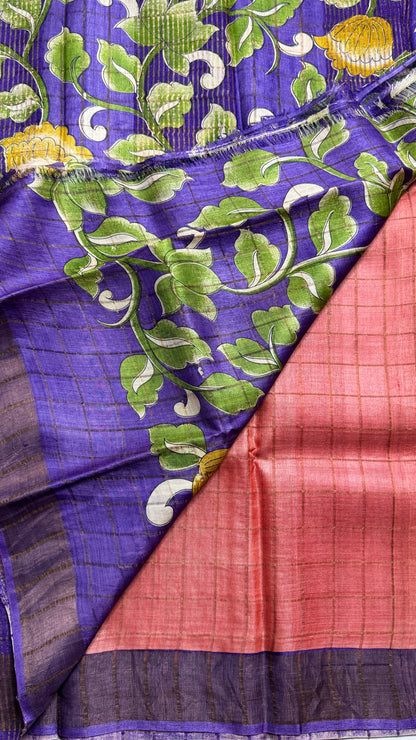 Handloom Pure Tussar Silk Saree