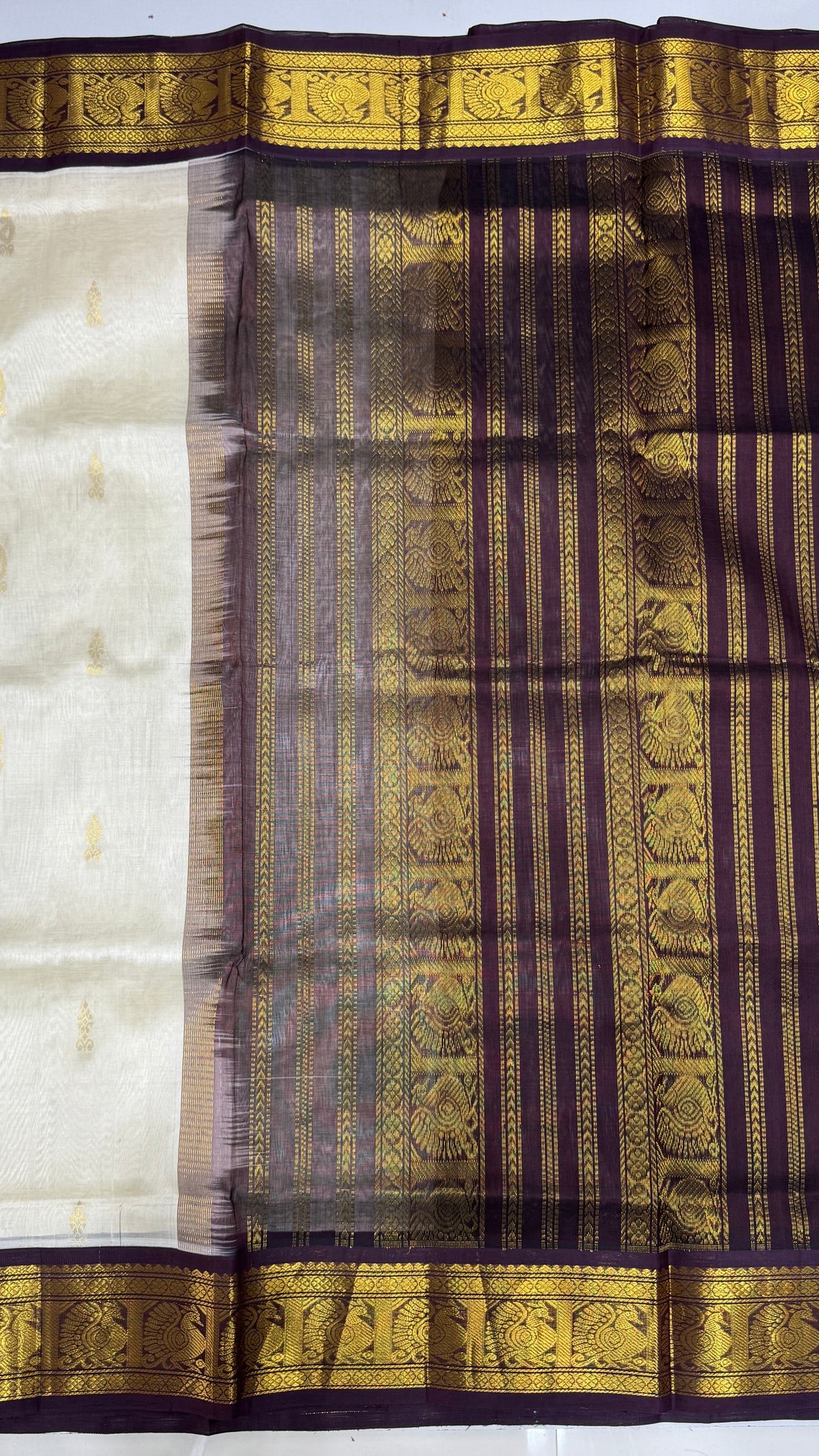 Buttas Pure Silk Cotton Saree