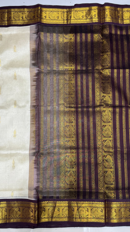 Buttas Pure Silk Cotton Saree