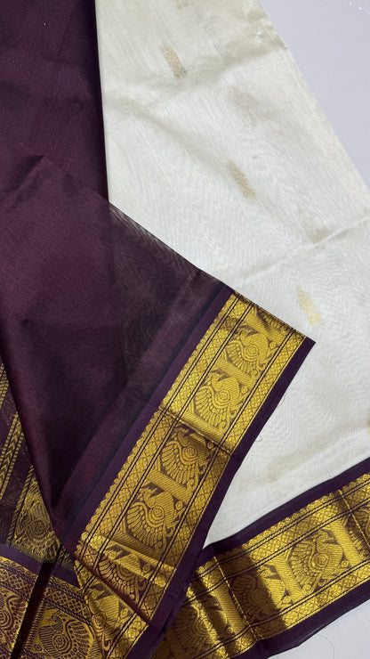 Buttas Pure Silk Cotton Saree