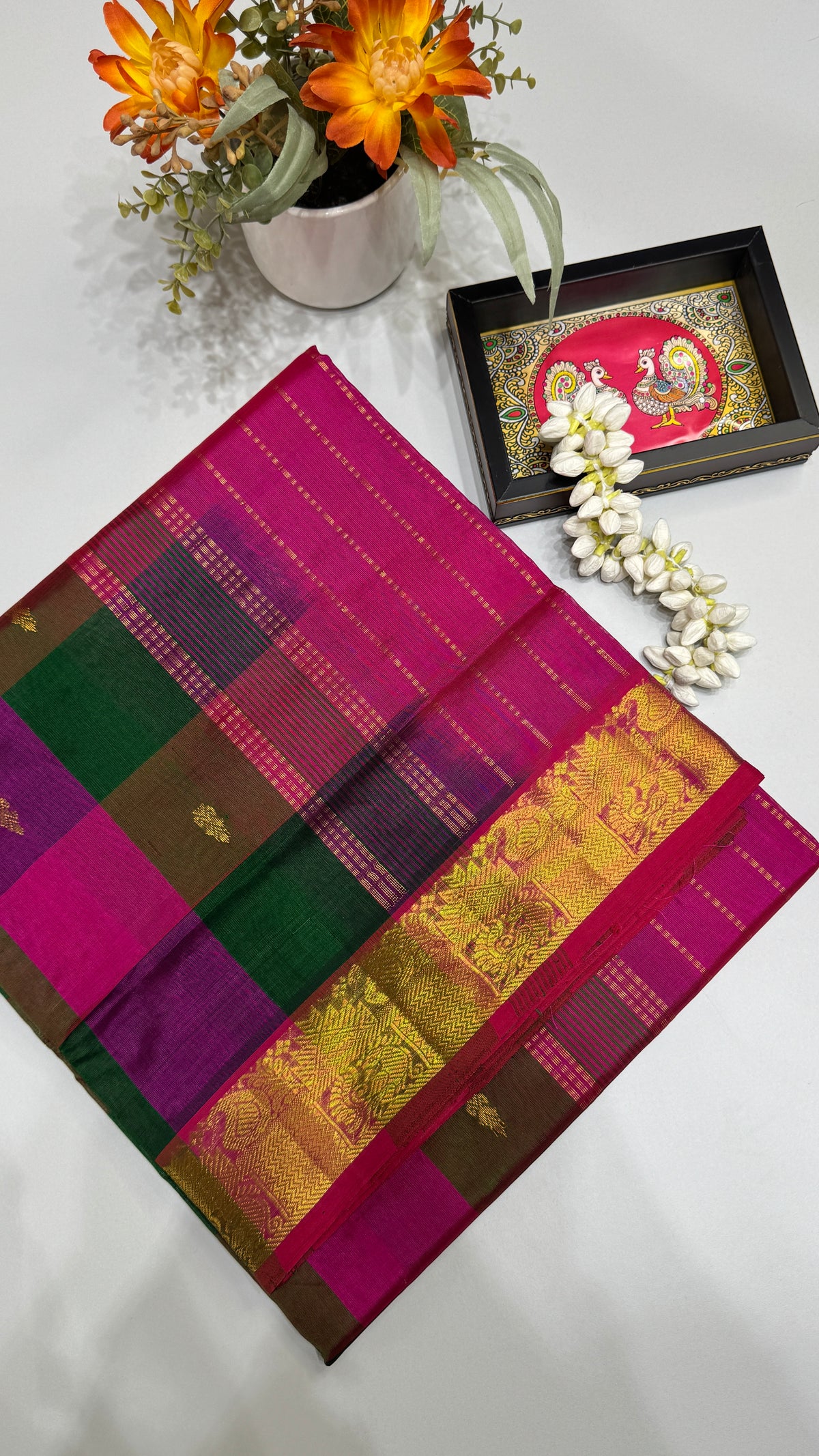 Palum Pazhamum Pure Silk Cotton Saree