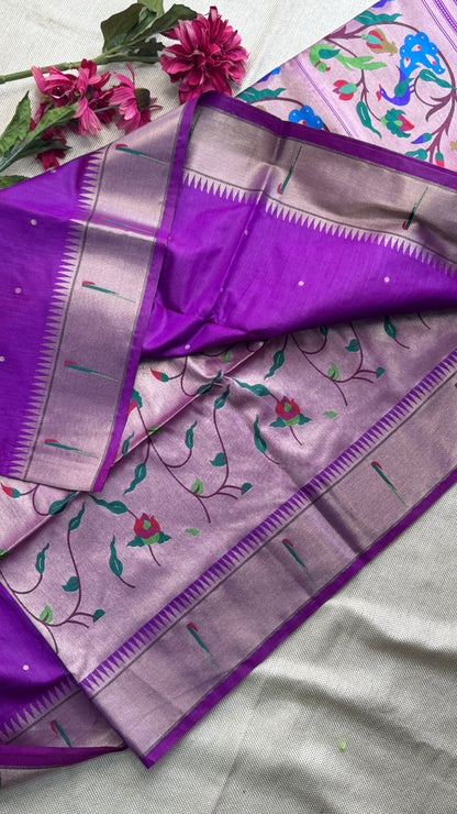 Semi Raw Silk Saree