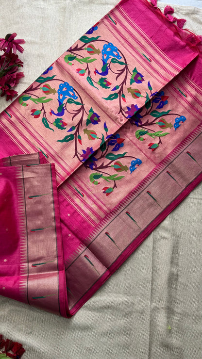 Semi Raw Silk Saree