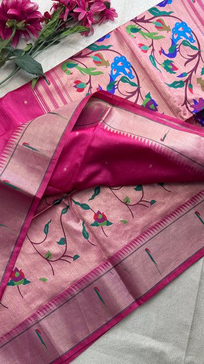 Semi Raw Silk Saree