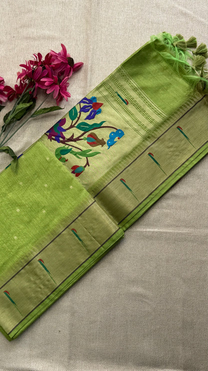 Semi Raw Silk Saree