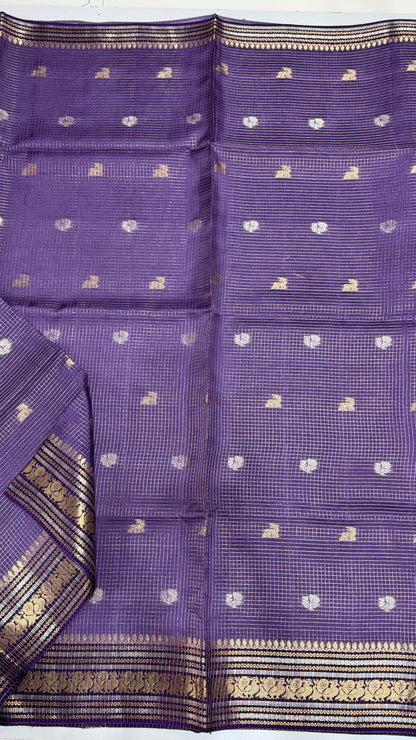 Semi Munga Crepe Saree