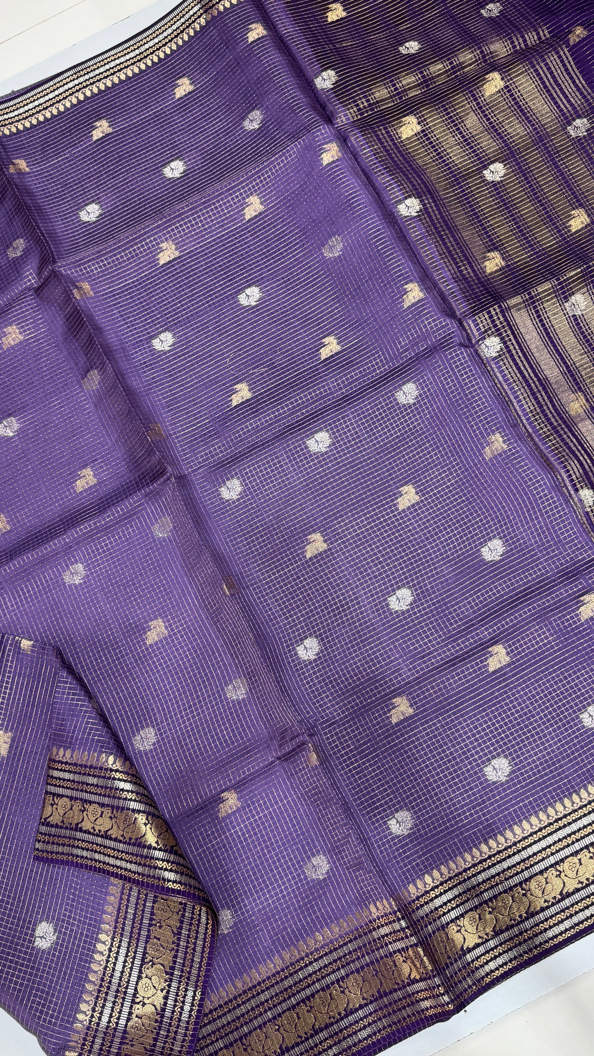 Semi Munga Crepe Saree