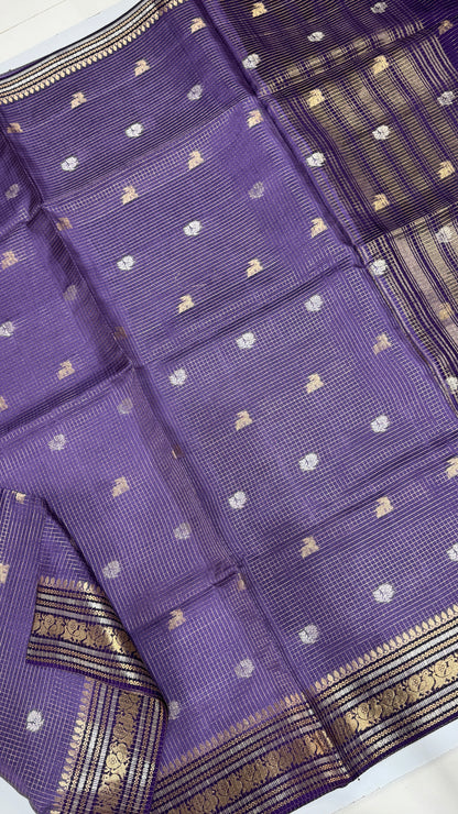 Semi Munga Crepe Saree