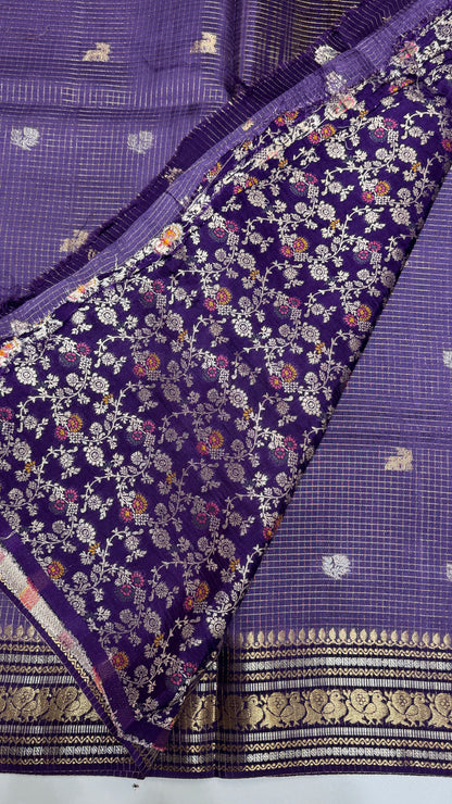 Semi Munga Crepe Saree