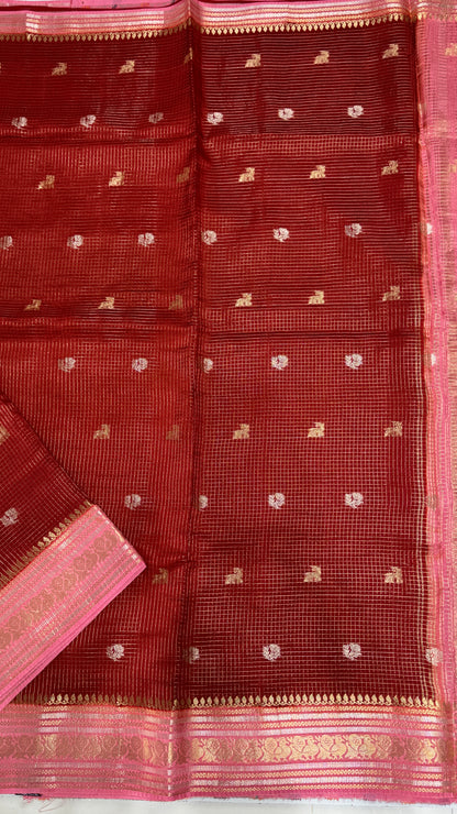 Semi Munga Crepe Saree