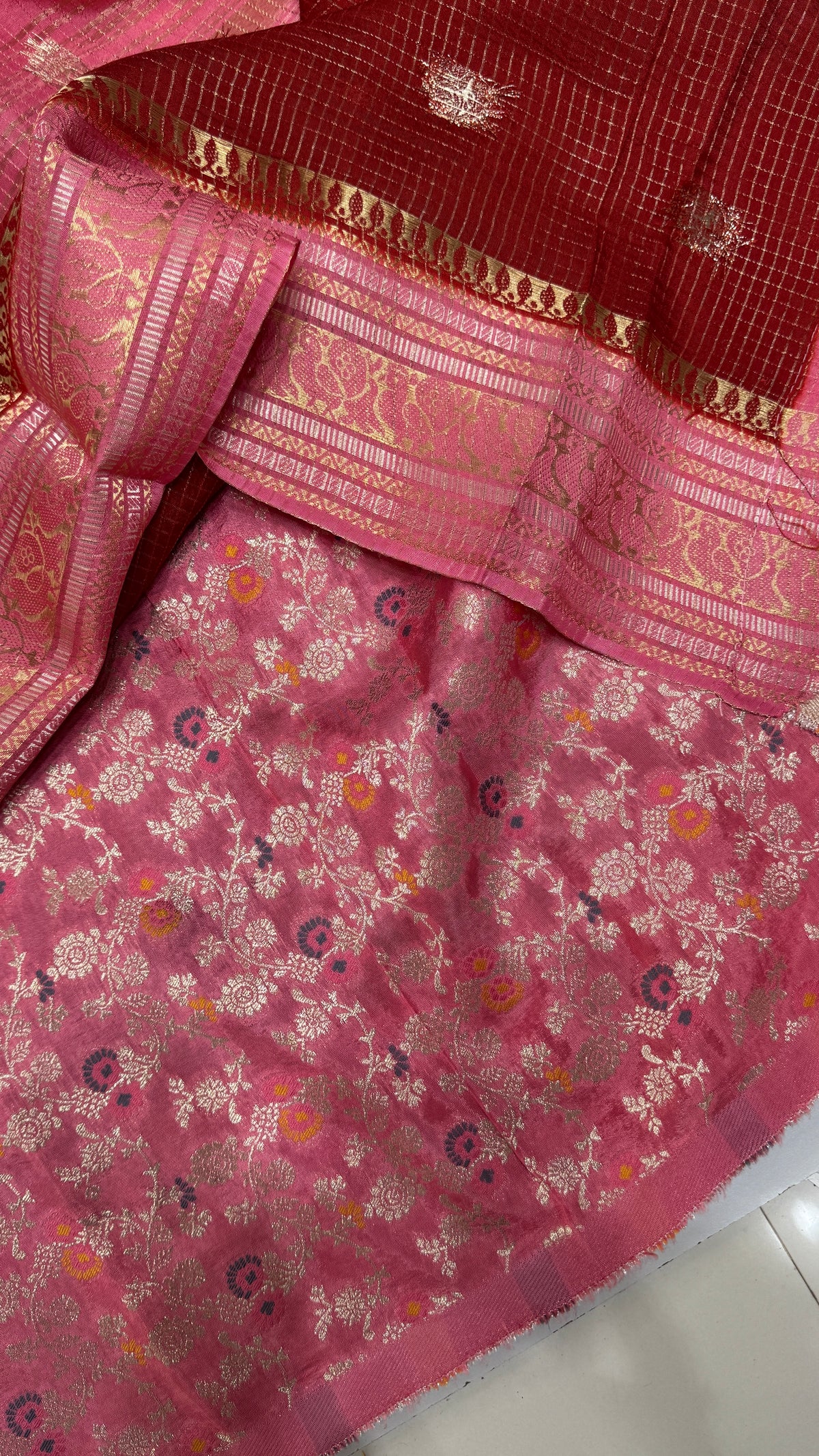 Semi Munga Crepe Saree