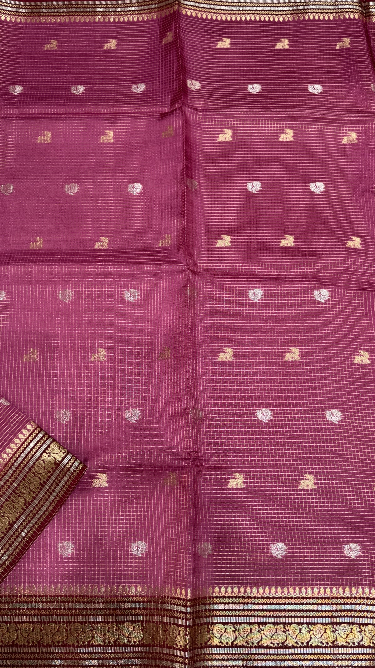 Semi Munga Crepe Saree