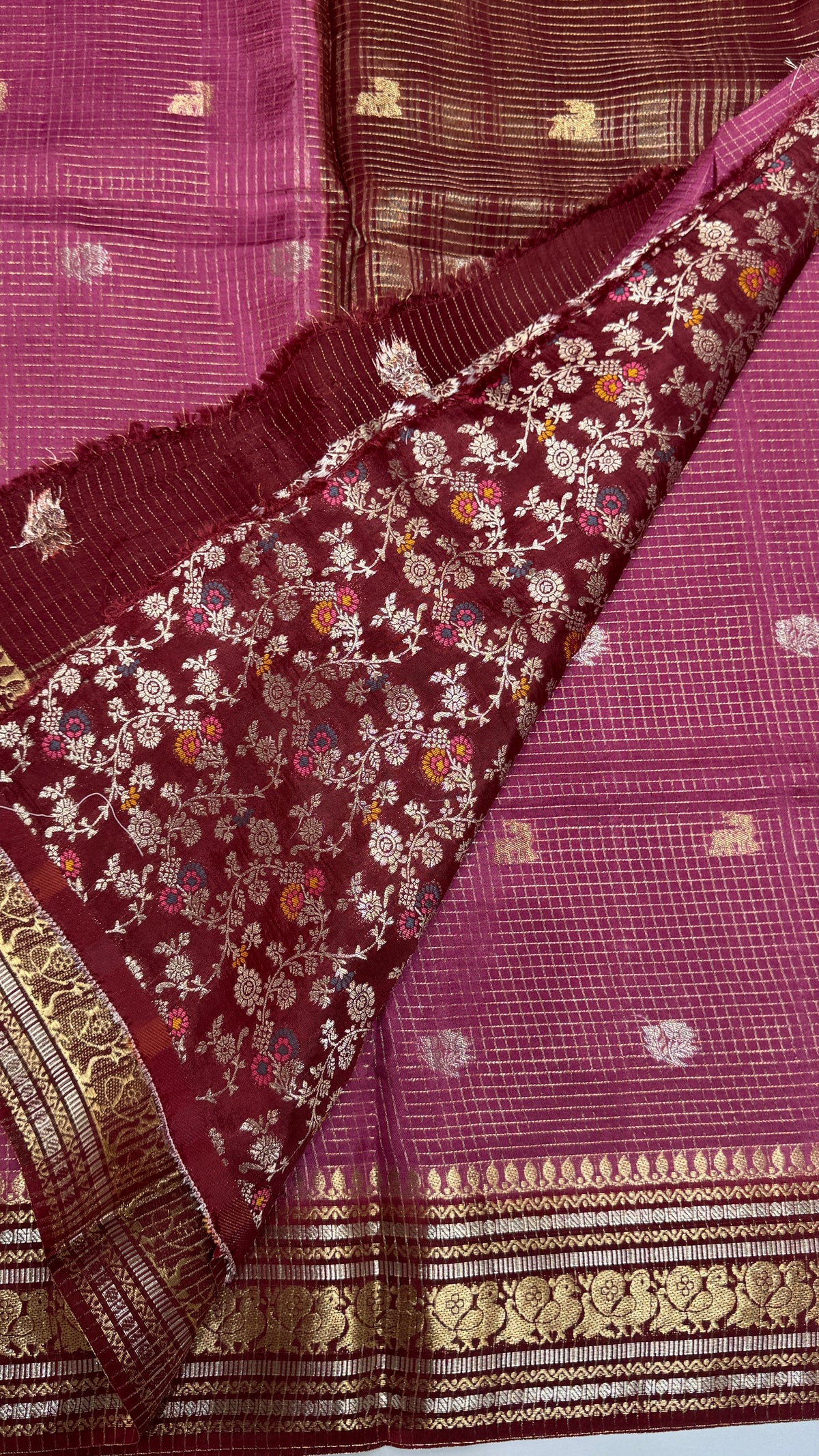 Semi Munga Crepe Saree