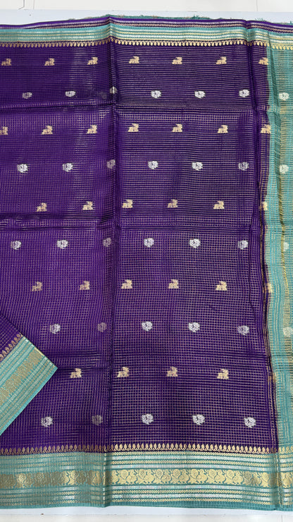 Semi Munga Crepe Saree