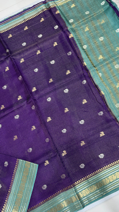 Semi Munga Crepe Saree