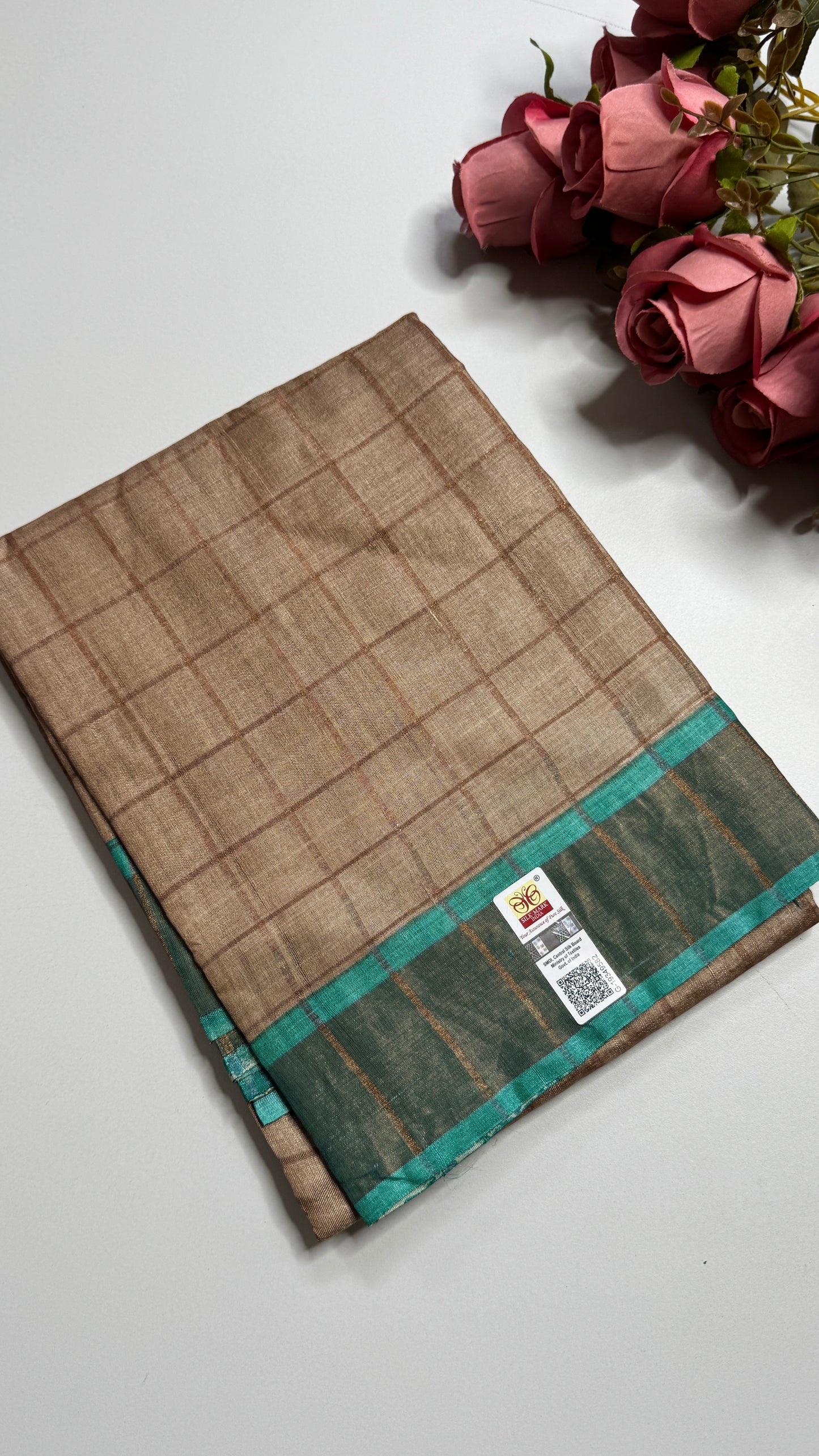 Handloom Pure Tussar Silk Saree