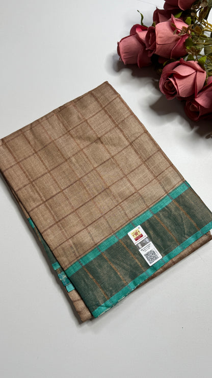 Handloom Pure Tussar Silk Saree