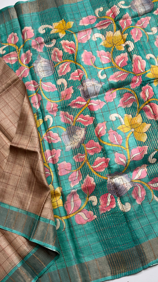 Handloom Pure Tussar Silk Saree