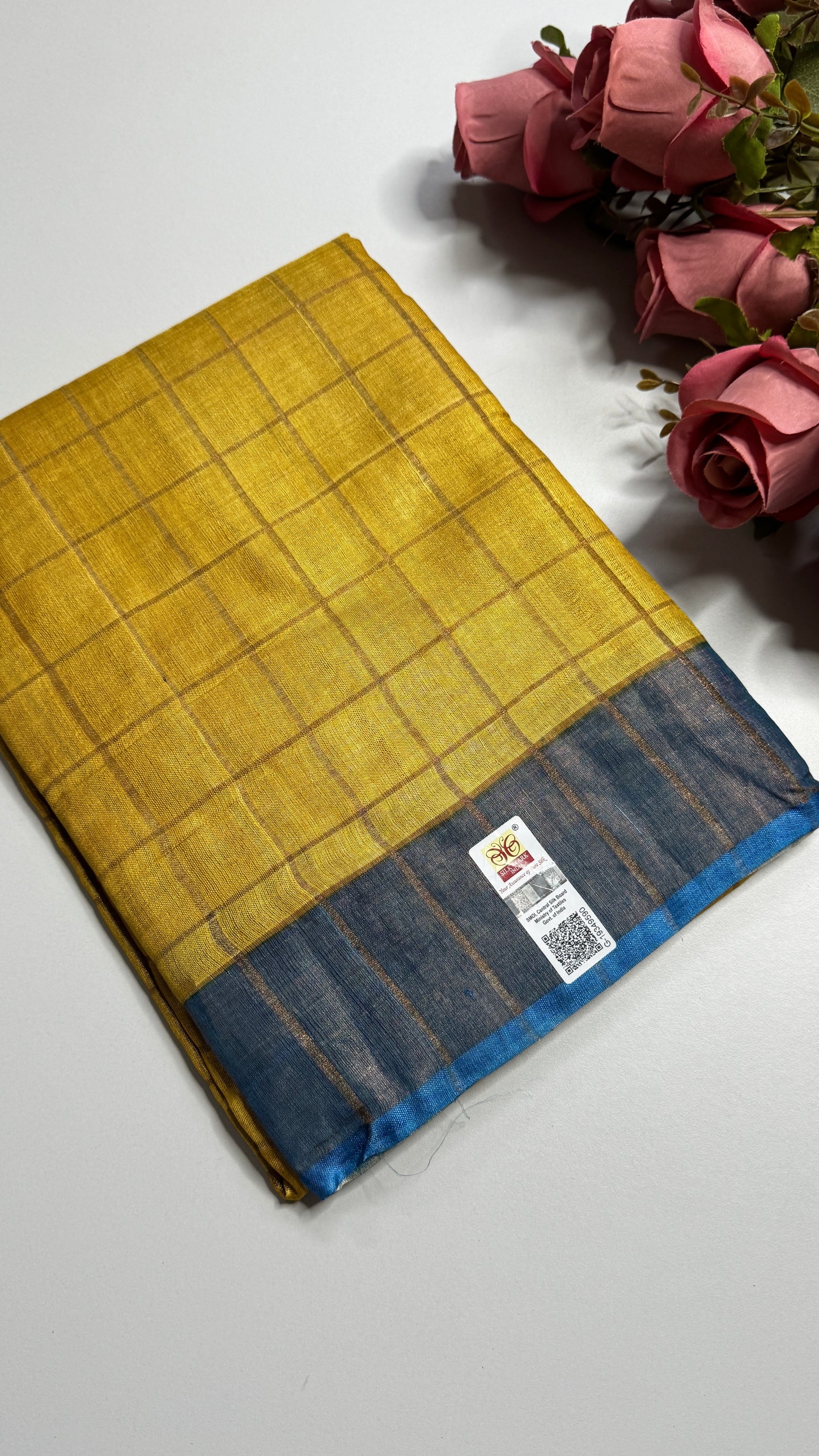Handloom Pure Tussar Silk Saree
