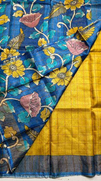 Handloom Pure Tussar Silk Saree