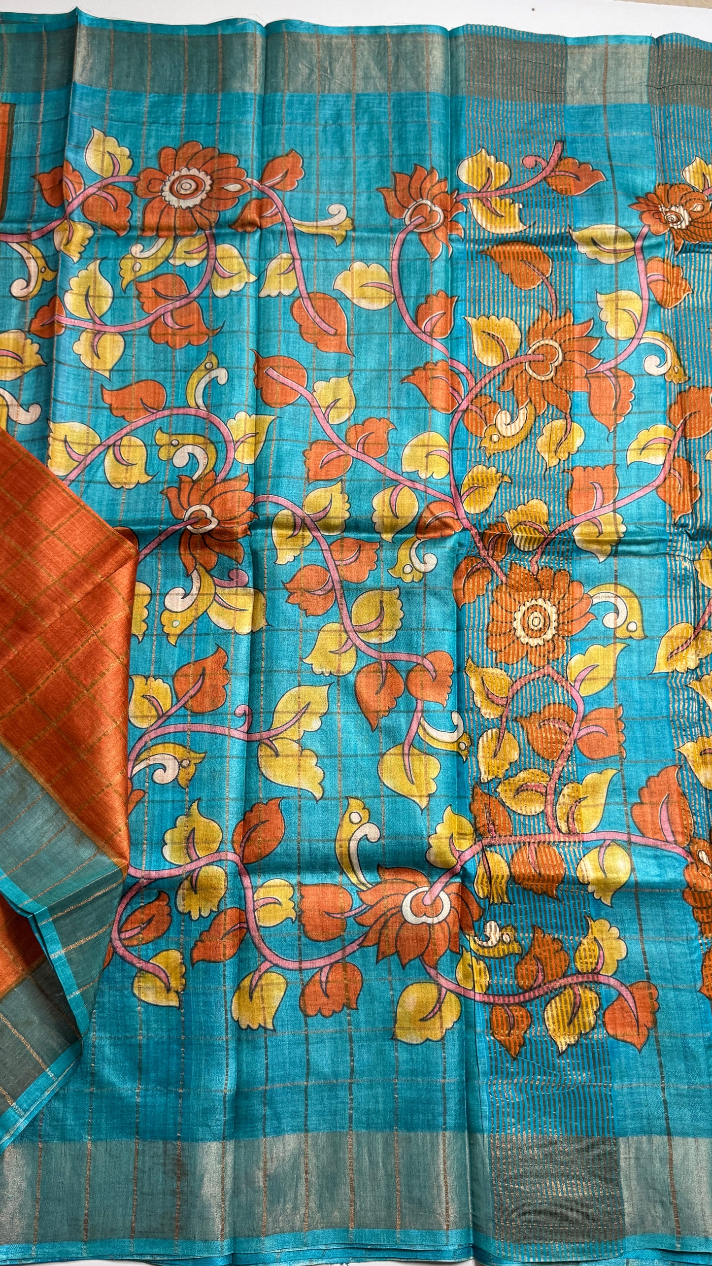Handloom Pure Tussar Silk Saree