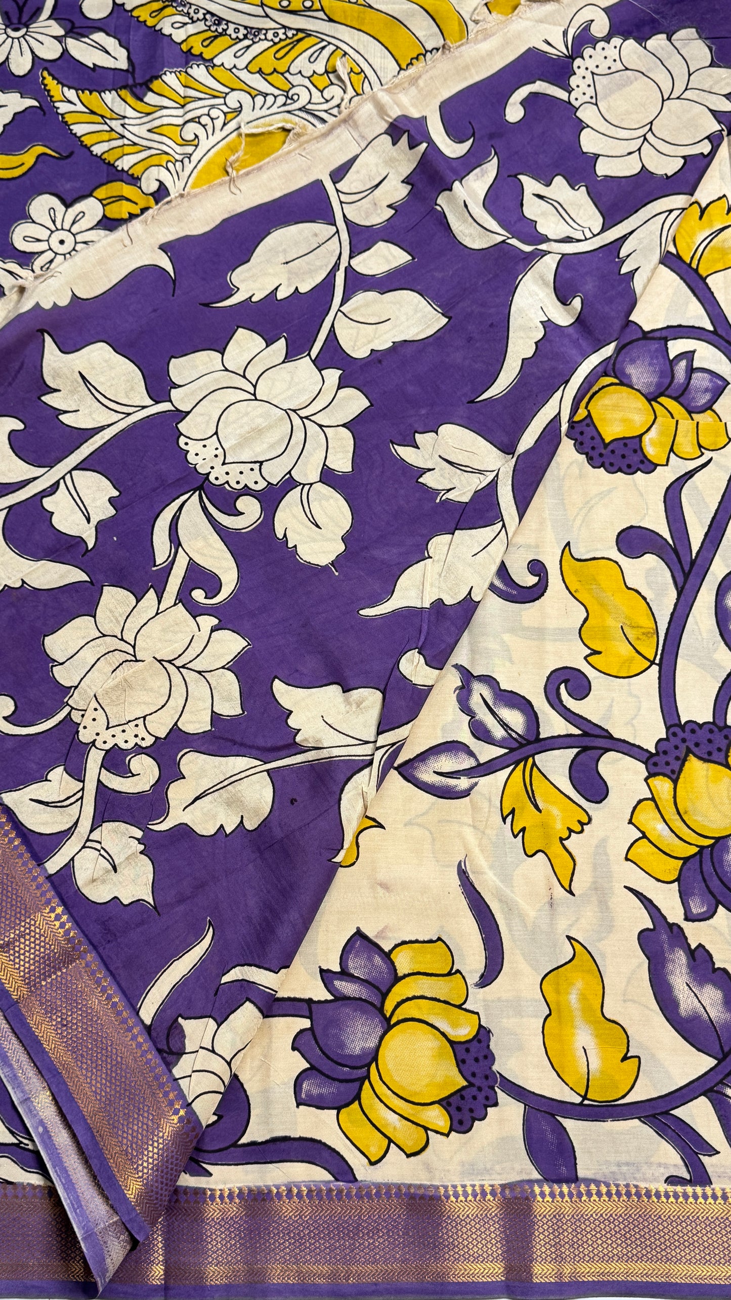 Kalamkari Chennuri Silk Saree