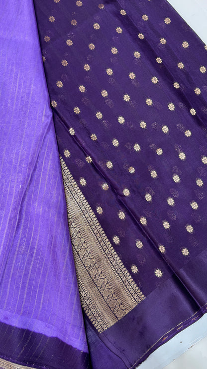 Brocade Crepe Georgette Saree