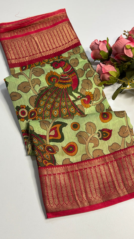 Chanderi Butter Silk Saree