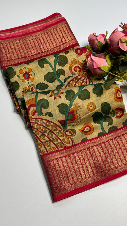 Chanderi Butter Silk Saree