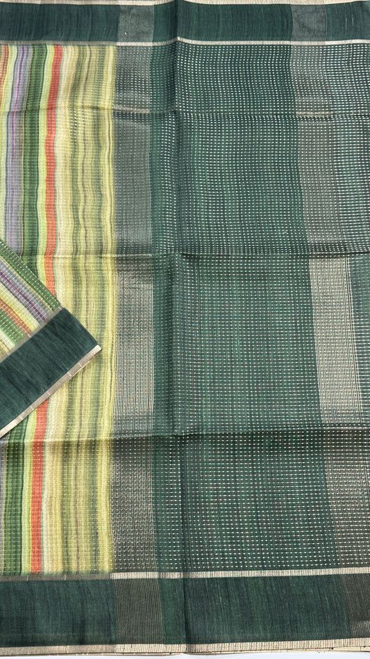 Semi Tussar Rangkat Saree