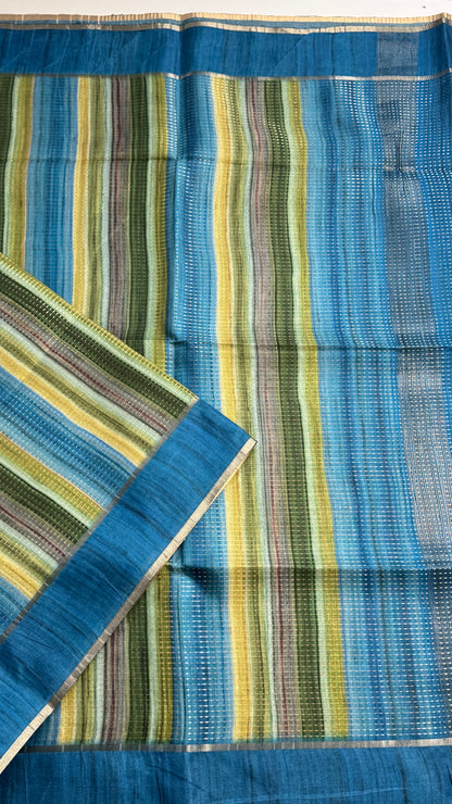 Semi Tussar Rangkat Saree