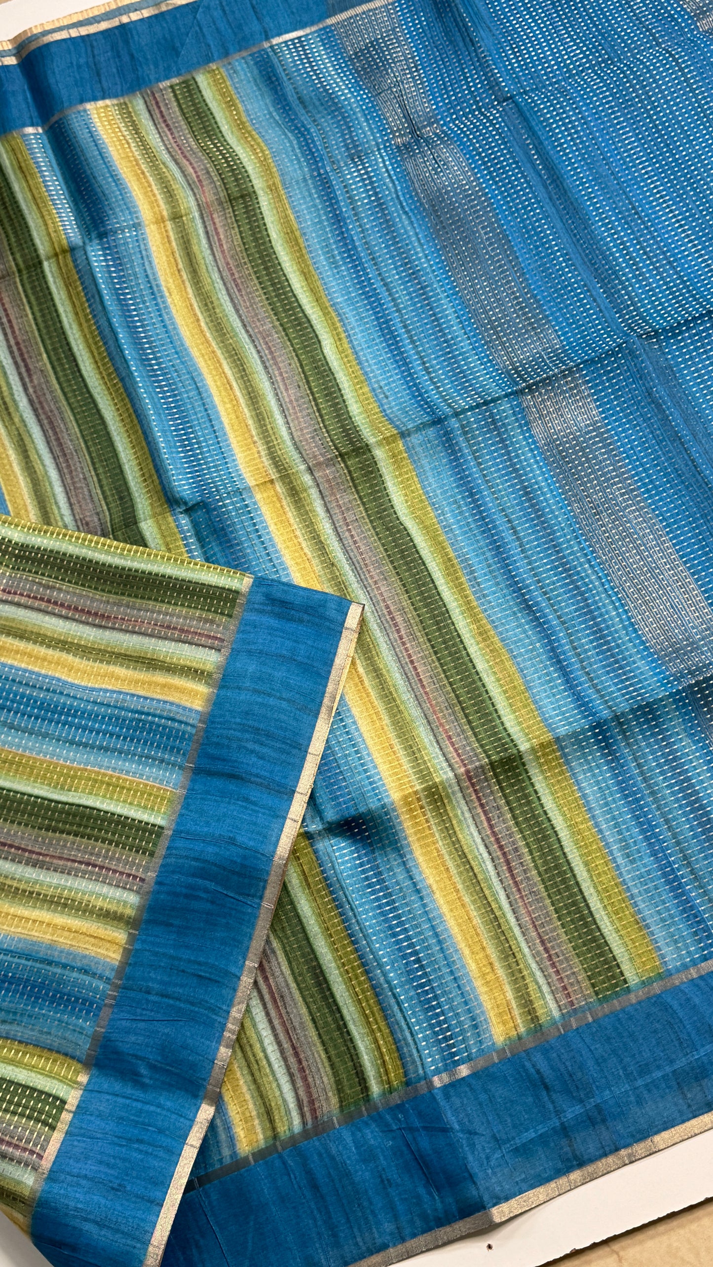 Semi Tussar Rangkat Saree