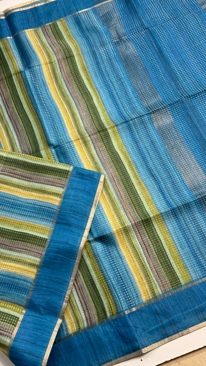 Semi Tussar Rangkat Saree