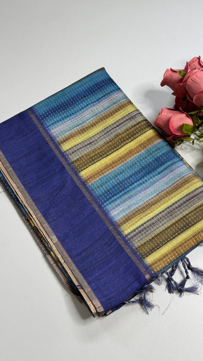 Semi Tussar Rangkat Saree
