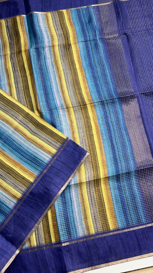 Semi Tussar Rangkat Saree