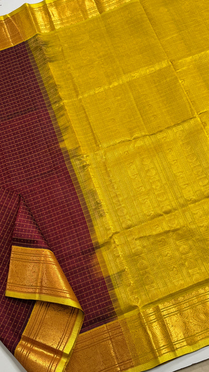 Pure handloom Lakshadeepam Silk cotton saree
