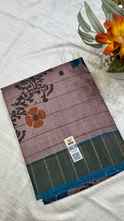 Handloom Pure Tussar Silk Saree