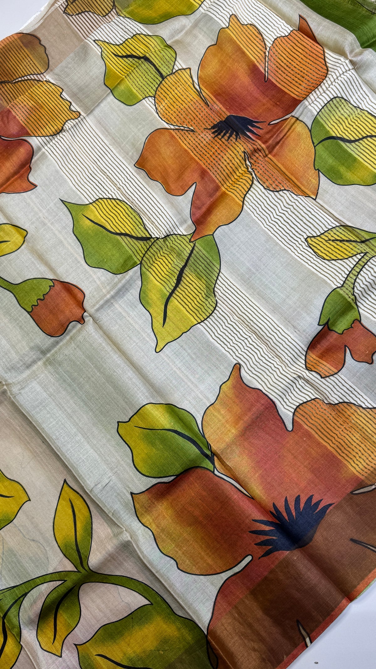 Handloom Pure Tussar Silk Saree